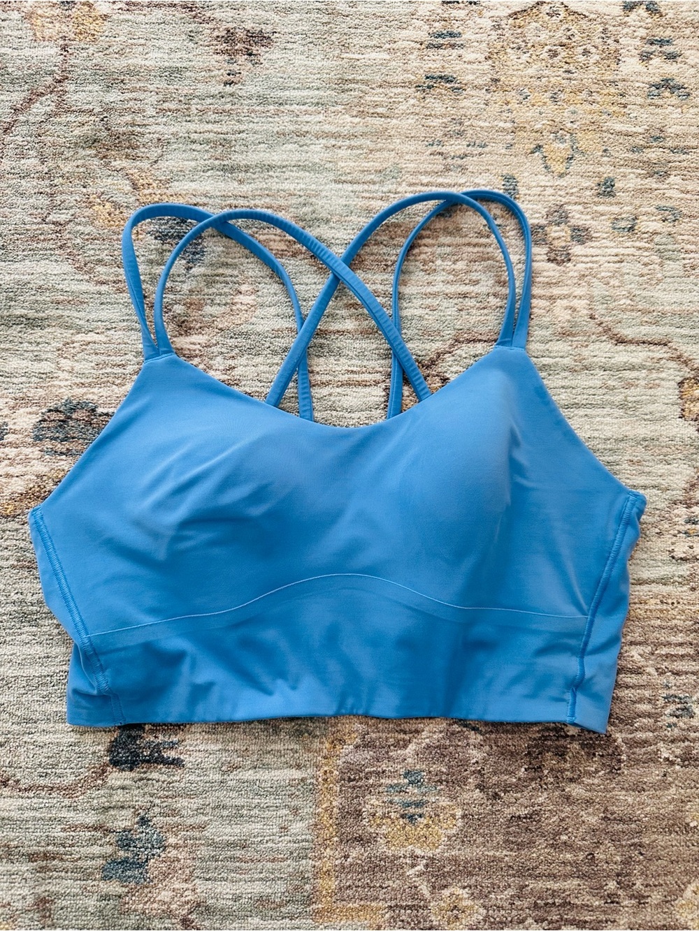 lululemon athletica Blue Strappy Sports Bra